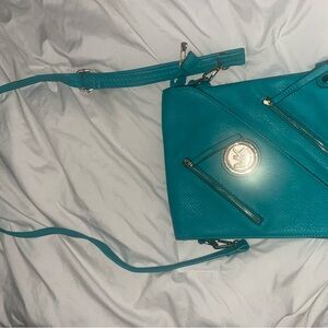Michael Kors Turquoise Crossbody Bag